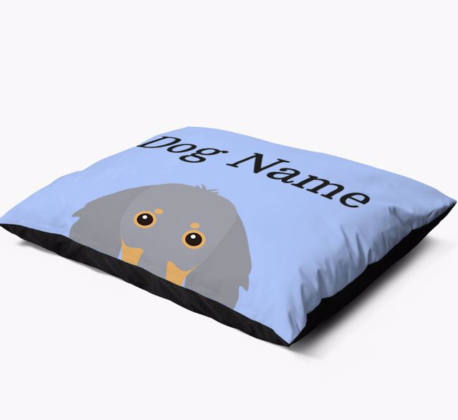 'Peeking Yappicon' - Personalised {breedFullName} Dog Bed